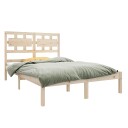 vidaXL Sengeramme heltre 120x190 cm 4FT Small Double