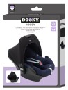 DOOKY Solseil for babybilseter Black Uni