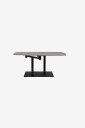 AC Design Furniture Carballo kvadratisk rektangulært salongbord 122x70x40 cm Grå