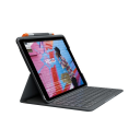 Logitech Slim Folio Tastatur for iPad 10.2" (7. gen) - Trådløs - Engelsk - Grå
