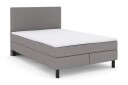 Select No 2 Komplett Sengepakke 140x200 Lysegrå/Svarta Ben
