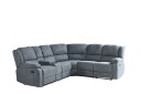 Hjørnesofa 5 seters justerbar grå ROKKE   Grå