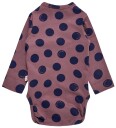 Hummel Body L/æ hmlDotty Rose Brown 1 år 80 Langermet Body Blå Rosa