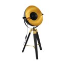 EGLO Covaleda, Stue, Sort, Gull, Stål, Tre, E27, 1 ampuller, 60 W