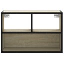  TV-benk sonoma eik 60x31x39,5 cm konstruert tre og metall 8721102839740