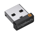 Logitech Unifying Receiver USB-mottaker for Trådløse Enheter - Sort/Sølv