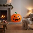 Oppblåsbar halloween-gresskar