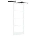 vidaXL Skyvedør med beslag "ORKDAL" Hvit 83x211 cm
