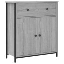 vidaXL Skjenk grå sonoma 70x30x80 cm konstruert tre