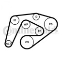 Kileremsett CONTITECH 6PK2260K3