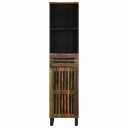  Skjenk 38x34x160 cm heltre akasie