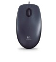 Logitech Mouse M100 - Mus - Optisk - 3 knapper - Svart