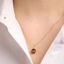 Design Letters Necklace Chain 45 cm Gold