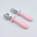 Snoggen Baby & Barn Bestikk Lys Rosa 2Pk