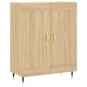  Skjenk sonoma eik 69,5x34x90 cm konstruert tre
