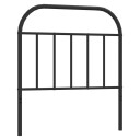  Utskiftbar sengegavl i metall svart 80 cm