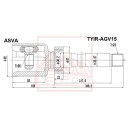 Asva Drivknute drivaksel ASVA TYIR AGV15