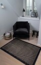 tica copenhagen Dots entréteppe Black-sand, 90 x 130 cm
