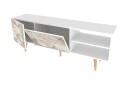 Andifli Tv-benk 160x38,6 cm - Hvit