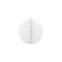 Hvit Honeycomb Ball 10 cm