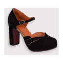 Chie Mihara Dame Sko Svart 38 1/2 EU,