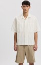 Annarr Anrrex Stripes Ss Shirt   Cream   M