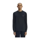 Fred Perry Pique Stitch Jumper - Navy - S