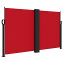  Uttrekkbar sidemarkise 140x600 cm rød 4004612