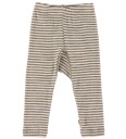 Joha Leggings Ull/Silke Rib Mørk Beige/Stripete Joha 110 Leggings Ull Hvit