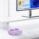 Orico PDC25 25 W 6-i-1 stikkontaktblokk 2x vekselstrøm + 2x USB-A + 2x USB-C – Lilla