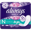 Always Daily Fresh Normal Wrapped Panty Liners 0% Fragrance