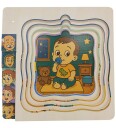 Kinder And Kids Puslespill I Lag Tre 19,5x19,5 Cm Boys" Li Kinder And Kids OneSize Puslespill