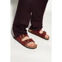 Birkenstock Arizona Sfb Lenb Zinfandel   Burgundy   41