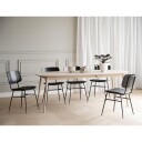 Rowico Home Brent stol Svart aske/svart sete/sorte ben Svart