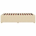  Sengeramme kremhvit 90x190 cm stoff