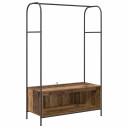  Klesstativ med hyller Gammel tre 100x44x160 cm