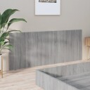 vidaXL Sengegavl grå sonoma 200x1,5x80 cm konstruert tre