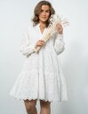Y.A.S Holi Long Sleeve Dress Hvit L