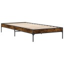  Sengeramme røkt eik 90x190 cm konstruert tre og metall 8721012985797