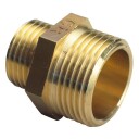Messing ansatsnippel 3/8" - 1/4"