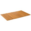 vidaXL Badematte Brun 80 x 50 cm Solid akasietre