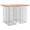 vidaXL Hagebenk gabiondesign 100x70x72 cm heltre douglasgran