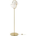Gubi Multi-Lite Gulvlampe Shiny Brass/White