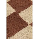 ferm LIVING Mara bomullsteppe 90 x 150 cm Rust-Warm Sand