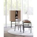Rowico Home Haddington Skap 102 x 45 cm Eik/Metall Hvitpigmentert/Svart 1720604-01-0 1720611-01-0