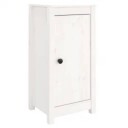 vidaXL Skjenker 2 stk hvit 40x35x80 cm heltre furu