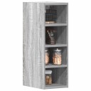  Vegghengt skap grå sonoma 20x29,5x60 cm konstruert tre 8721158425089