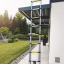Herzberg Professional Tools Teleskop Herzberg HG-5380 Teleskopisk forlengelsesstige i aluminium for flere formål 3 8 M