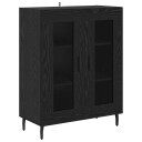  Serviesskap Svart Eik 69,5 x 34 x 90 cm Konstruert tre