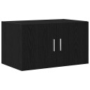  Veggskap Svart Eik 70x42,5x40 cm Konstruert Tre